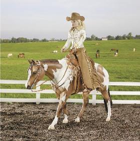 1191 - Breyer Horse Elegance Collection - Western Horse & Rider - NEW FOR 2012!