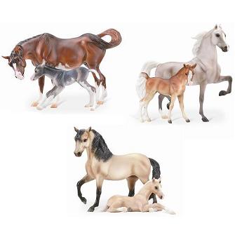 1323 - Breyer Horse Collector Color Crazy! Mare and Foal Sets - NEW FOR 2008 - AVAILABLE NOW!